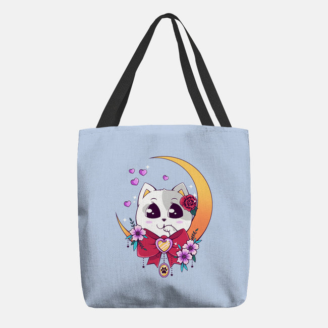 Kawaii Cat-None-Basic Tote-Bag-GODZILLARGE