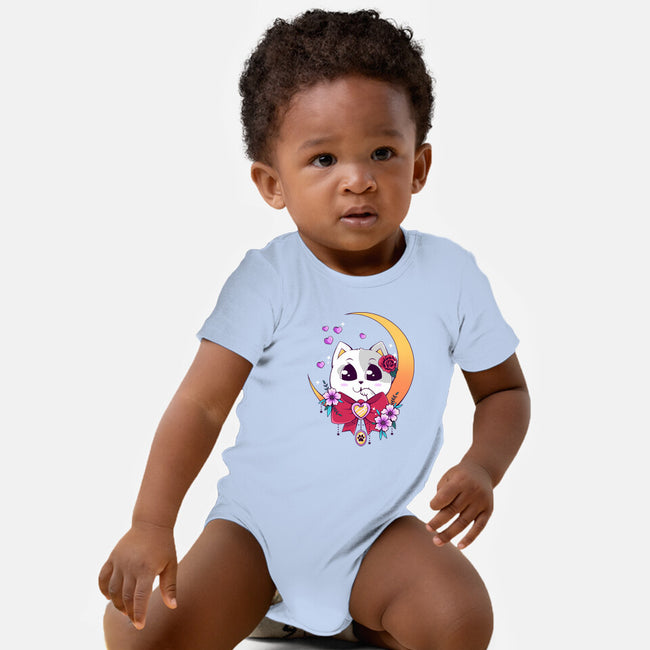 Kawaii Cat-Baby-Basic-Onesie-GODZILLARGE