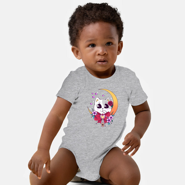 Kawaii Cat-Baby-Basic-Onesie-GODZILLARGE