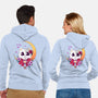 Kawaii Cat-Unisex-Zip-Up-Sweatshirt-GODZILLARGE