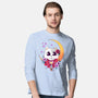 Kawaii Cat-Mens-Long Sleeved-Tee-GODZILLARGE