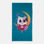 Kawaii Cat-None-Beach-Towel-GODZILLARGE