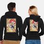 Gear Five Woodblock-Unisex-Zip-Up-Sweatshirt-DrMonekers