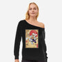 Gear Five Woodblock-Womens-Off Shoulder-Sweatshirt-DrMonekers