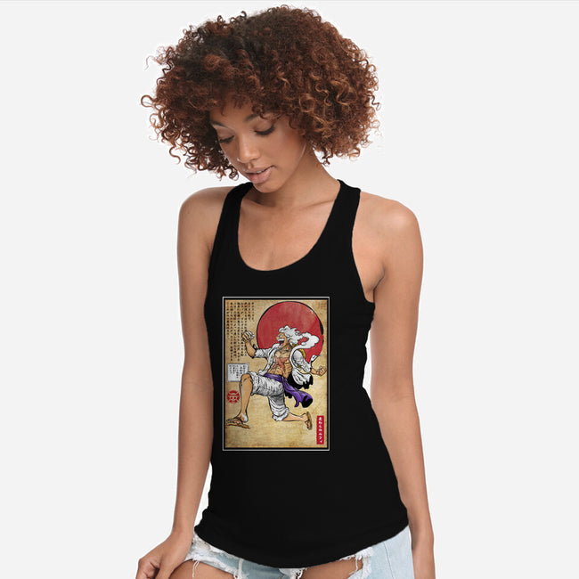 Gear Five Woodblock-Womens-Racerback-Tank-DrMonekers