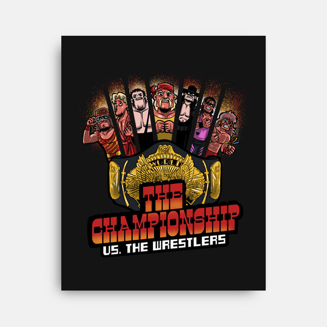 The Championship VS-None-Stretched-Canvas-zascanauta