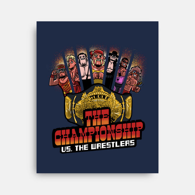 The Championship VS-None-Stretched-Canvas-zascanauta