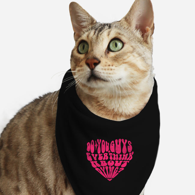 Think About Dying-Cat-Bandana-Pet Collar-estudiofitas