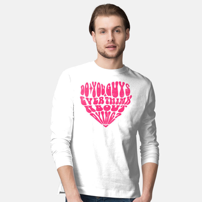 Think About Dying-Mens-Long Sleeved-Tee-estudiofitas