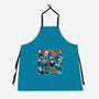 Horror Family-Unisex-Kitchen-Apron-Vallina84