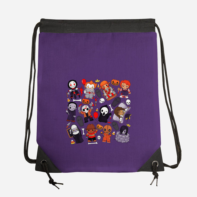 Horror Family-None-Drawstring-Bag-Vallina84