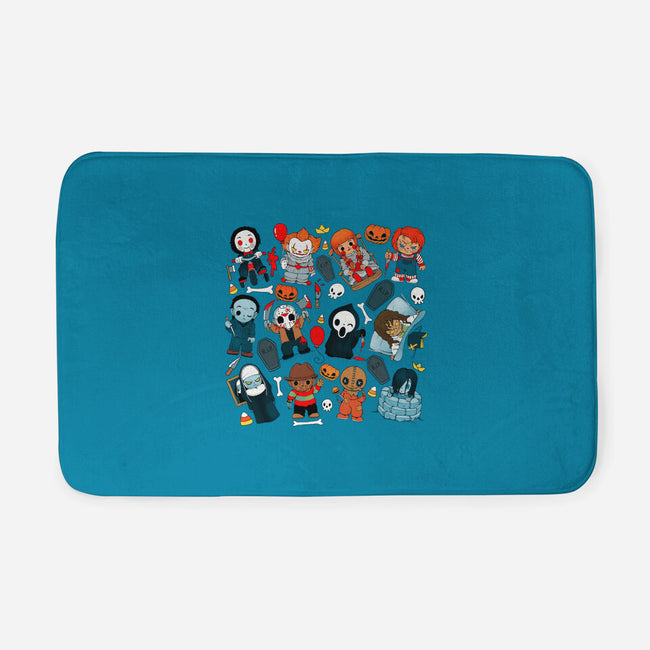 Horror Family-None-Memory Foam-Bath Mat-Vallina84