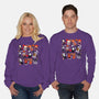 Horror Family-Unisex-Crew Neck-Sweatshirt-Vallina84