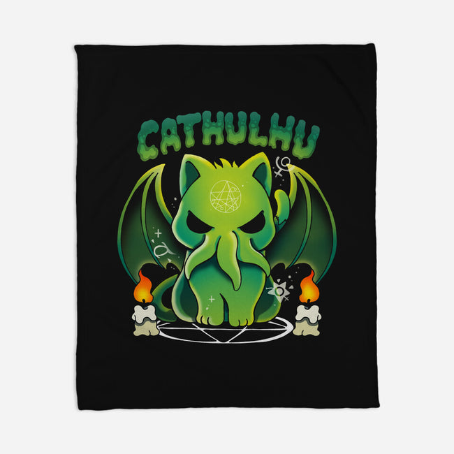 Call Of Cathulhu-None-Fleece-Blanket-Vallina84