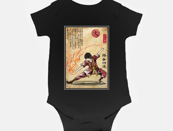 Fire Nation Master Woodblock