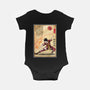 Fire Nation Master Woodblock-Baby-Basic-Onesie-DrMonekers