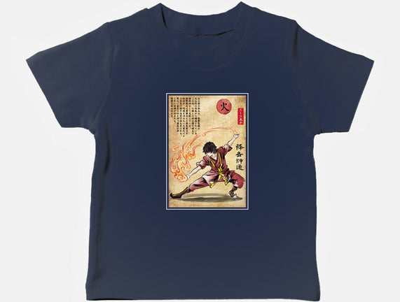 Fire Nation Master Woodblock