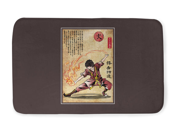 Fire Nation Master Woodblock