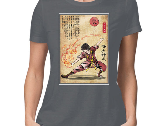 Fire Nation Master Woodblock