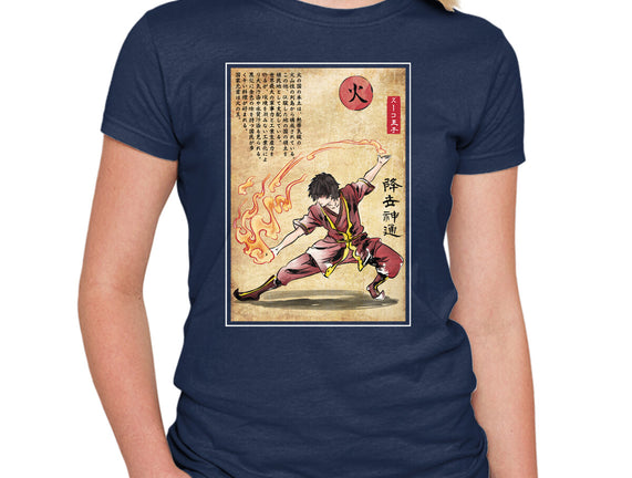 Fire Nation Master Woodblock