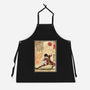 Fire Nation Master Woodblock-Unisex-Kitchen-Apron-DrMonekers