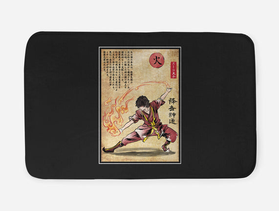 Fire Nation Master Woodblock