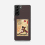 Fire Nation Master Woodblock-Samsung-Snap-Phone Case-DrMonekers