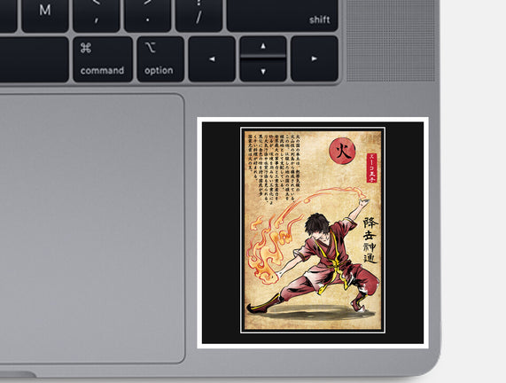 Fire Nation Master Woodblock