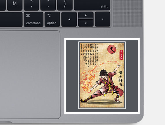 Fire Nation Master Woodblock