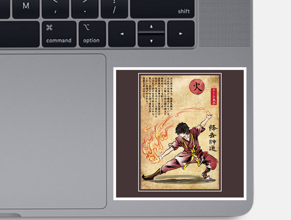 Fire Nation Master Woodblock