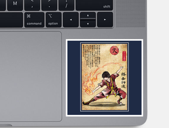 Fire Nation Master Woodblock