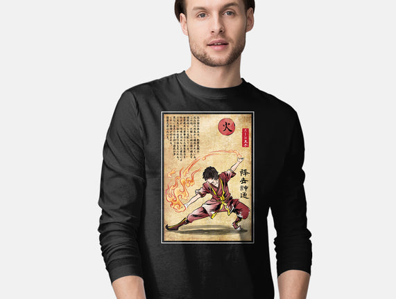 Fire Nation Master Woodblock