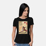 Fire Nation Master Woodblock-Womens-Basic-Tee-DrMonekers