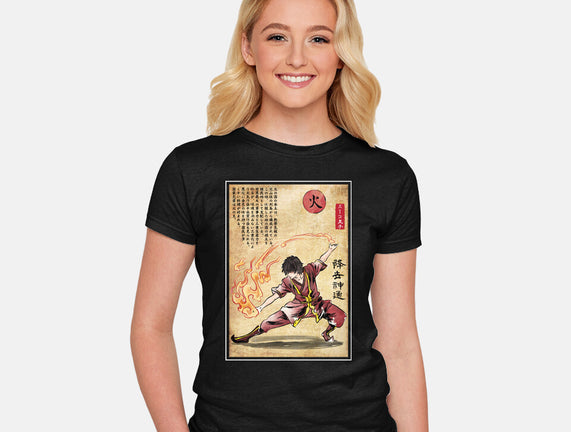 Fire Nation Master Woodblock