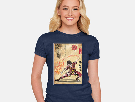 Fire Nation Master Woodblock