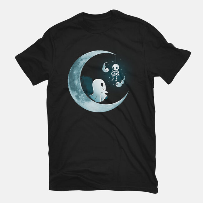 Ghostly Moon-Mens-Premium-Tee-Vallina84