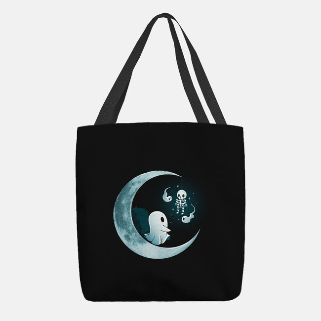 Ghostly Moon-None-Basic Tote-Bag-Vallina84