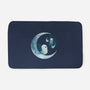 Ghostly Moon-None-Memory Foam-Bath Mat-Vallina84