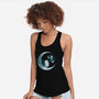 Ghostly Moon-Womens-Racerback-Tank-Vallina84