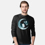 Ghostly Moon-Mens-Long Sleeved-Tee-Vallina84