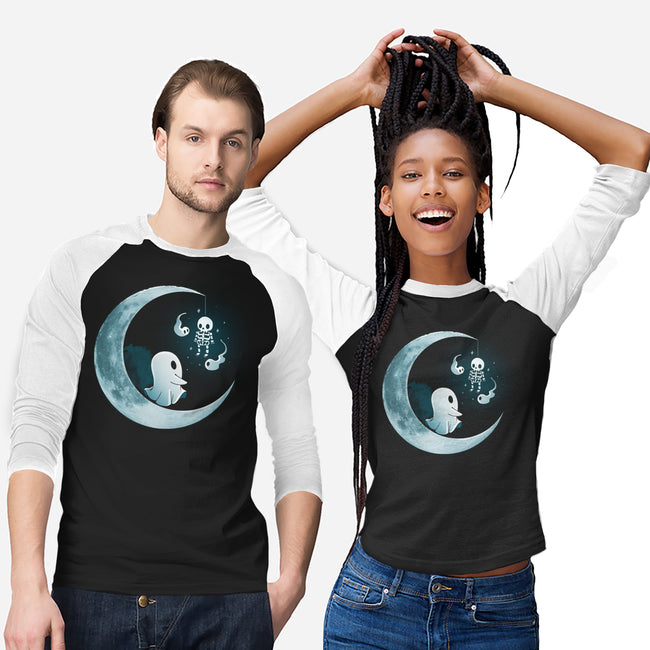 Ghostly Moon-Unisex-Baseball-Tee-Vallina84