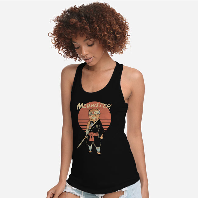 Meowster Awakens-Womens-Racerback-Tank-vp021