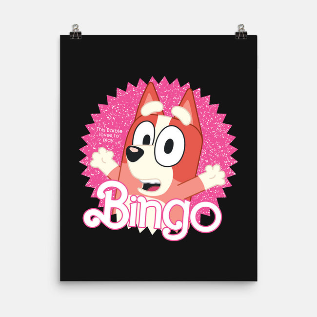 Bingo Barbie-None-Matte-Poster-danielmorris1993