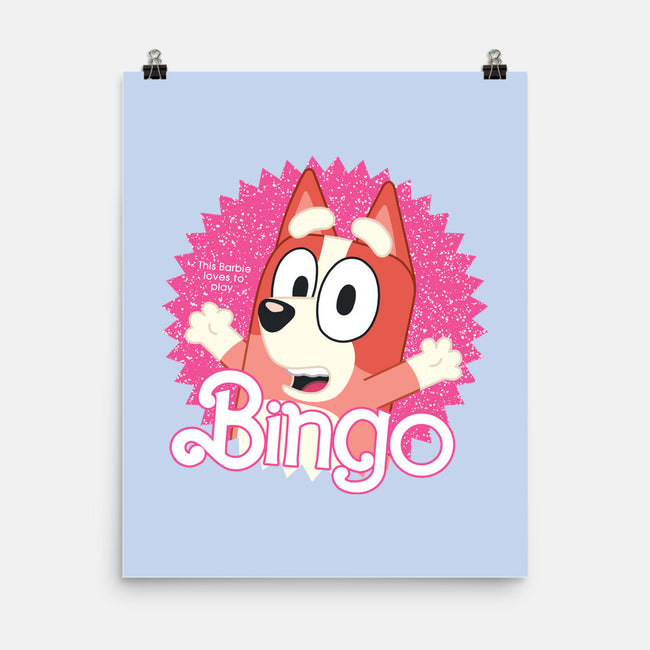 Bingo Barbie-None-Matte-Poster-danielmorris1993