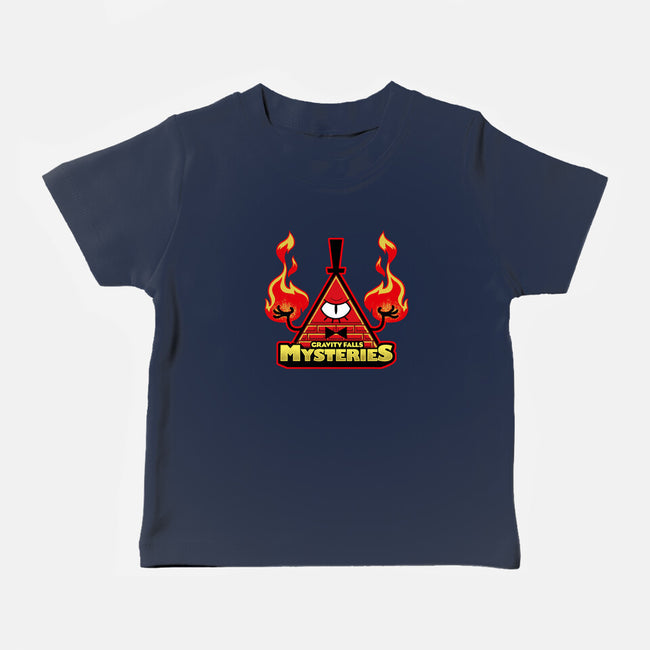 Gravity Falls Mysteries-Baby-Basic-Tee-Studio Mootant