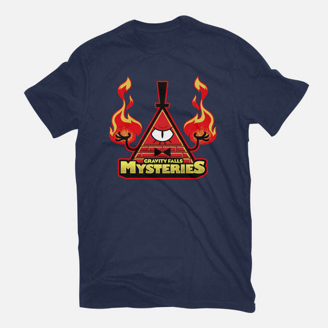 Gravity Falls Mysteries-Womens-Fitted-Tee-Studio Mootant