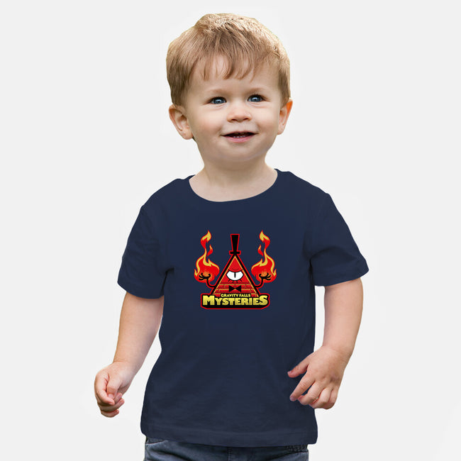 Gravity Falls Mysteries-Baby-Basic-Tee-Studio Mootant