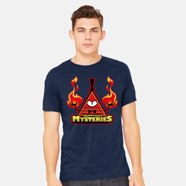 Gravity Falls Mysteries-Mens-Heavyweight-Tee-Studio Mootant