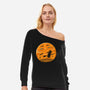 Witchy Moon-Womens-Off Shoulder-Sweatshirt-kennsing