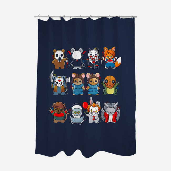 Scary Animals-None-Polyester-Shower Curtain-Vallina84